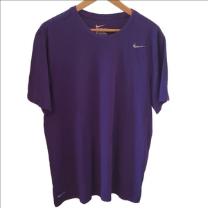Nike Dry-Fit athletic cut purple tee